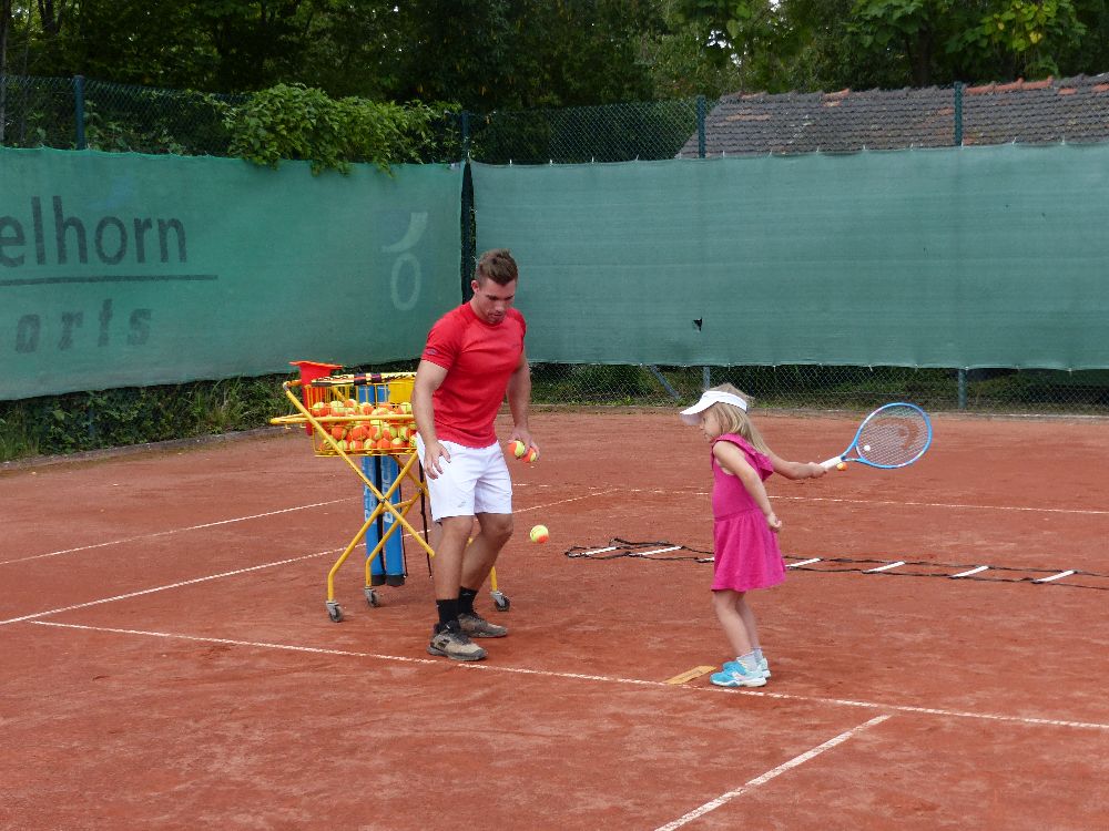Kindertraining auf der Anlage